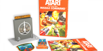 The 50th anniversary edition of 'Missile Command' for the Atari 2600.