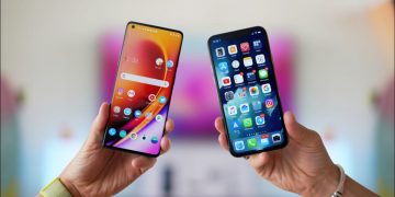 iPhone and Android phone.