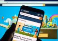 An Amazon Prime promotion displayed on a smartphone.