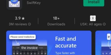 google play store swiftkey