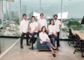 Mapan's team, with CEO Ardelia Apti in the front