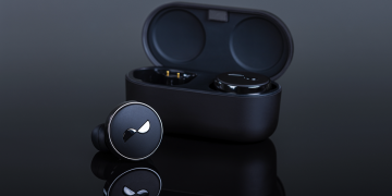 The NuraTrue Pro earbuds.