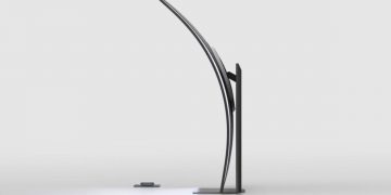 Samsung Odyssey Ark monitor side view