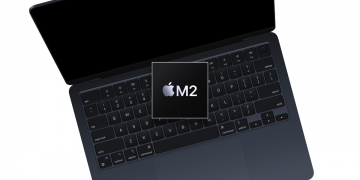 The MacBook Air with an M2 chip.