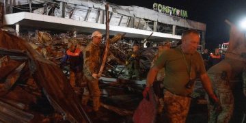 Ukraine war: Putin will be held responsible for shopping centre 'war crime', say G7 leaders