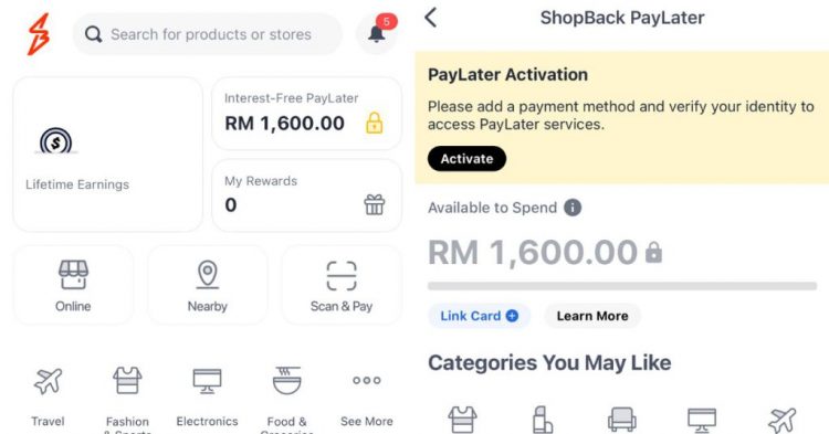 BNPL payment option in Malaysia by ShopBack