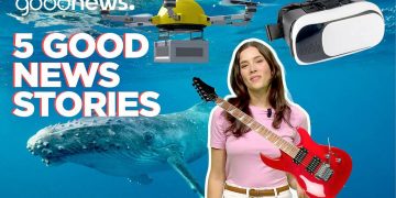 Good News: Chemotherapy drugs by drone and the unlikely return of a rockstar’s guitar after 45 years