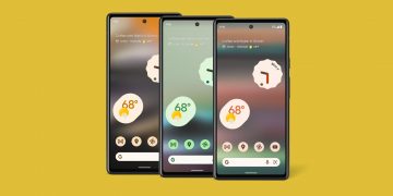 Google Pixel 6A smartphones