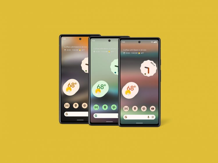 Google Pixel 6A smartphones