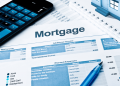 Mortgage plan with calculator and pie charts