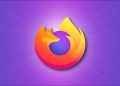 Firefox logo on a purple background.