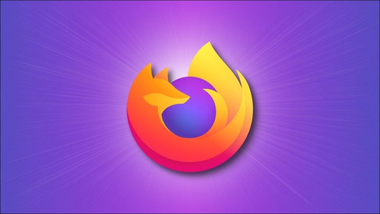 Firefox logo on a purple background.