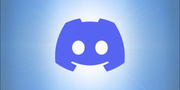 The purple Discord logo on a blue background.