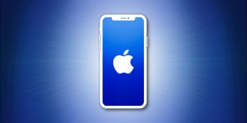 iPhone outline with blue screen on a blue background hero