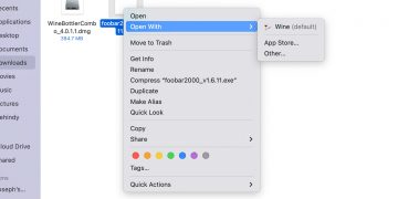 Open With Wine on macOS