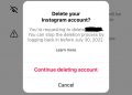 You can now delete your Instagram account from the iOS app.