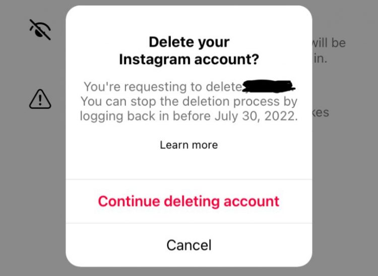 You can now delete your Instagram account from the iOS app.