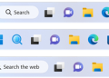 Microsoft starts testing new Windows 11 taskbar UI changes