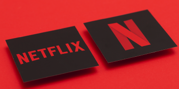 An illustration of the Netflix logo.