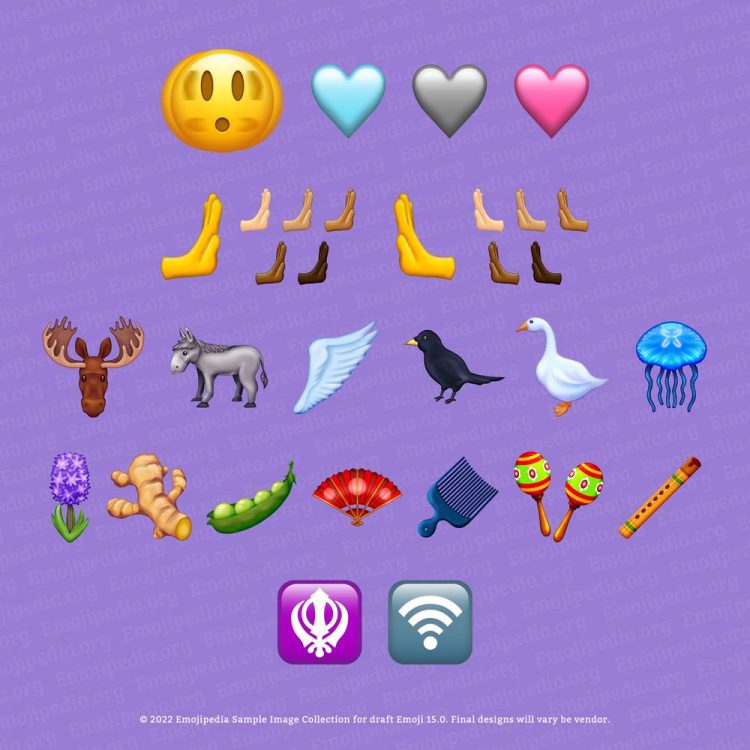Emoji 15.0 Sample Image Collection.