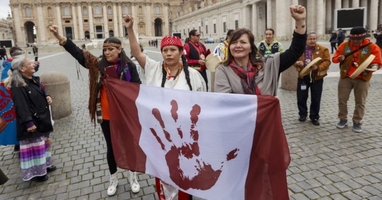 Pope Francis Visits Indigenous Residential School Survivors