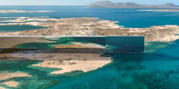 In Pics: Saudi Arabia Unveils Futuristic Mirrored City In Desert