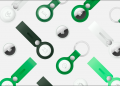 apple airtags in green