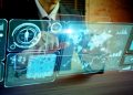 futuristic user interface - heads-up display