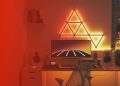 Nanoleaf Lines in a home office