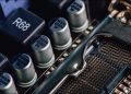 CPU power supply circuit on a motherboard.