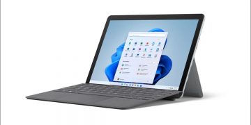 The Surface Go 3, which ships in S Mode
