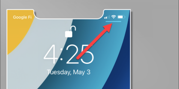 What Is the Line Under the Battery on the iPhone Lock Screen?