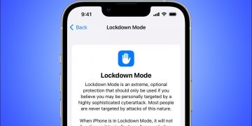 iPhone lockdown mode image