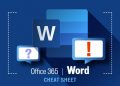 Word for Microsoft 365 cheat sheet