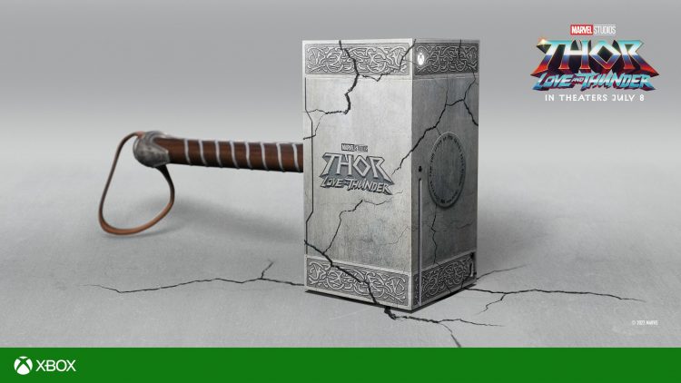 Xbox is bringing the love and thunder with this Mjolnir-themed Xbox Series X giveaway