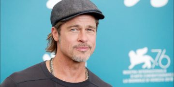Actor Brad Pitt at the 76th Venice Film Festival.