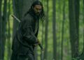 See Season 3 -- Jason Momoa is in a forest with a sword