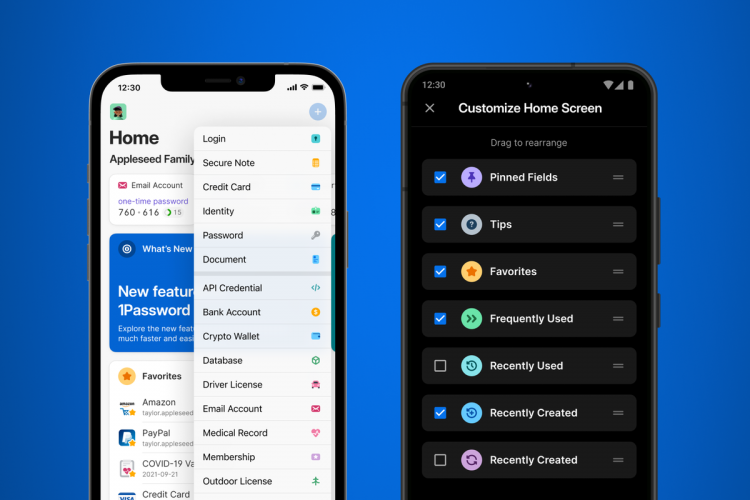 1Password 8 arrives on Android and iOS with a big redesign and personalized home