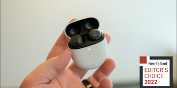 Person holding the Google Pixel Buds Pro's case