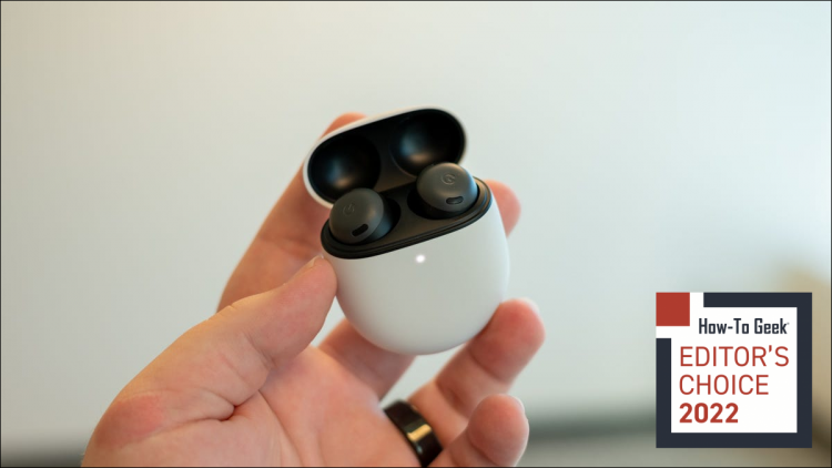 Person holding the Google Pixel Buds Pro's case