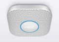 The Google Nest Protect in a ceiling.