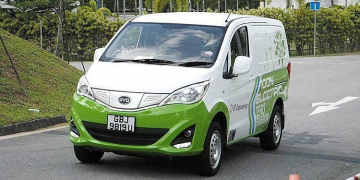 BYD T3 van, one of BYD's best sellers.