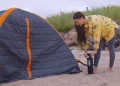 Crucoon inflatable tent