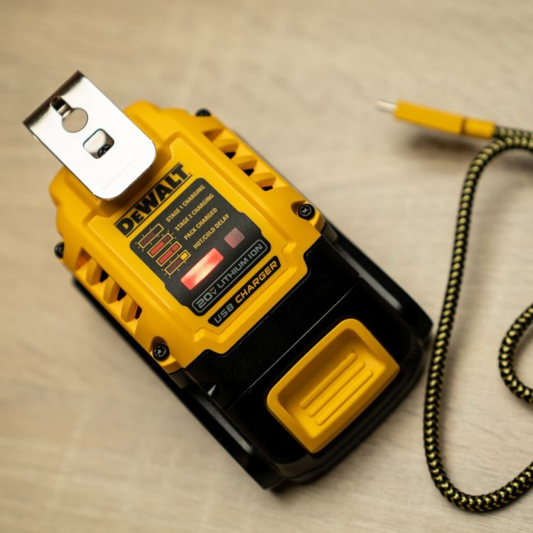 DeWalt USB-C Charging Kit review: your power tool battery can charge gadgets now