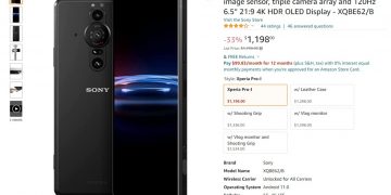 Sony Xperia Pro I Amazon Deal