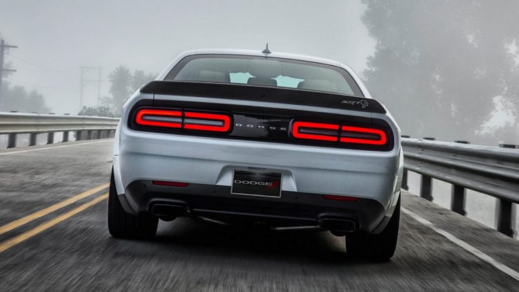Dodge Challenger on a road
