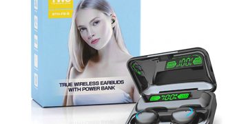 GeekDad Daily Deal: Flux 7 TWS Earbuds with Wireless Charging Case and Power Bank