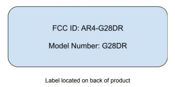 Google G28DR FCC