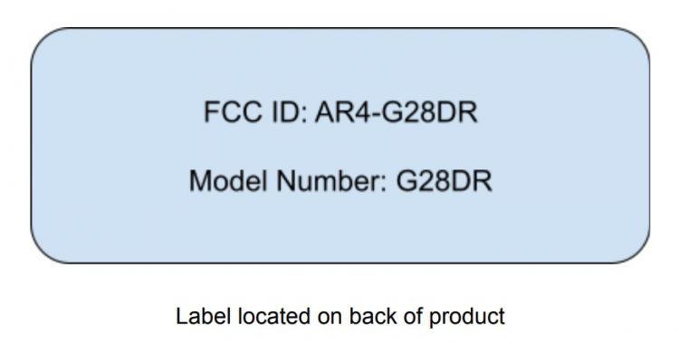Google G28DR FCC