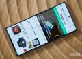Samsung Galaxy S22 Ultra angled with Chrome